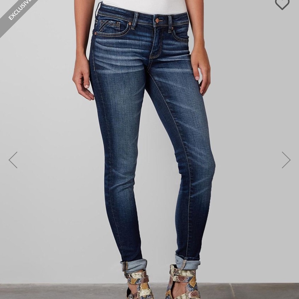 Buckle Black skinny jeans